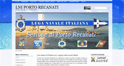 Desktop Screenshot of lniportorecanati.it